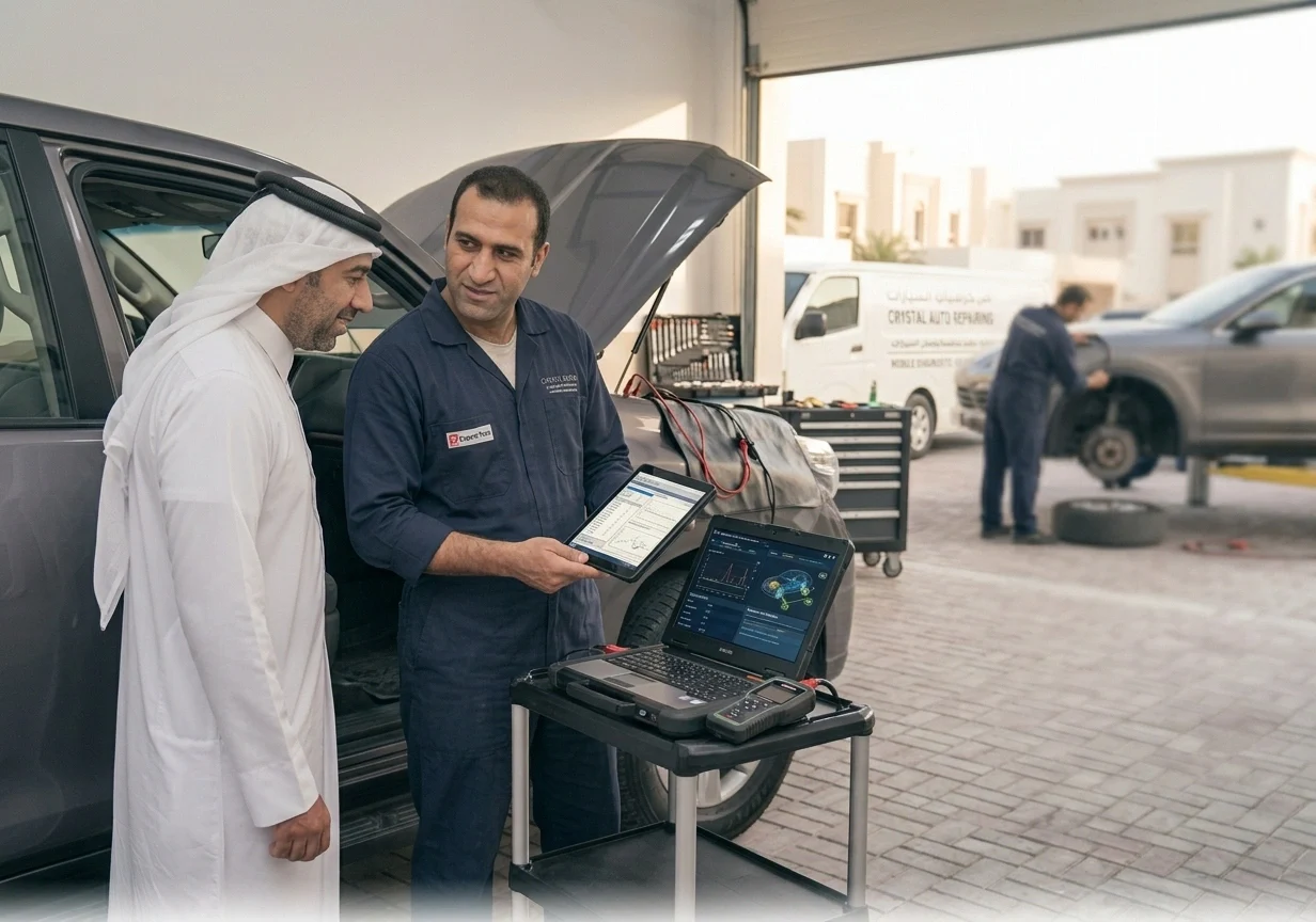 Trusted car diagnostics experts in Qatar providing accurate vehicle fault checks